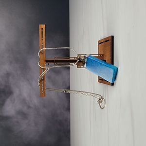 Blue stone silver necklace